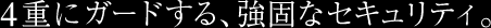 4�d�ɃK�[�h����A���łȃZ�L�����e�B�B